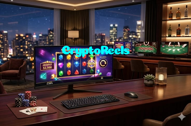CryptoReels خوش آمدید بونس +600% پیشکش موبائل ایپ کے پروموشن سیکشن میں دکھائی دیتی ہے۔